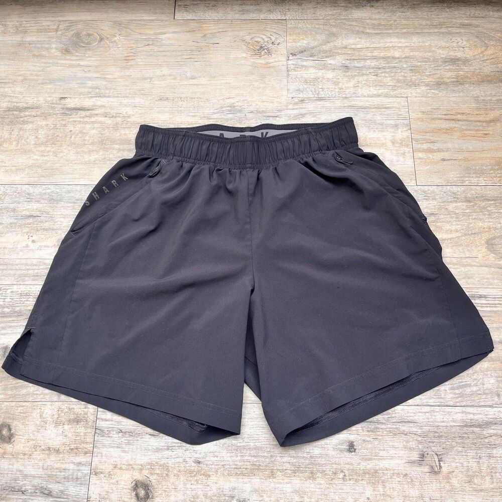 Gymshark Black Training Shorts 6” Inseam Athletic Minimal Gymcore Men’s Size S